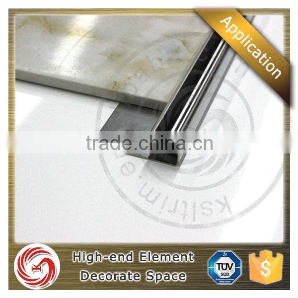 New research stainless steel wall tile trim