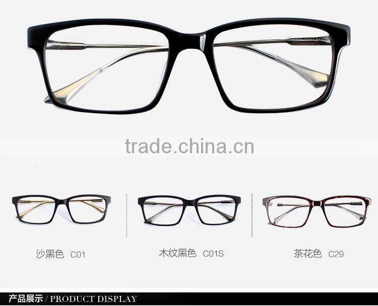 Custom Designer Eyeglasses with Acetate and titanium Frame Optics