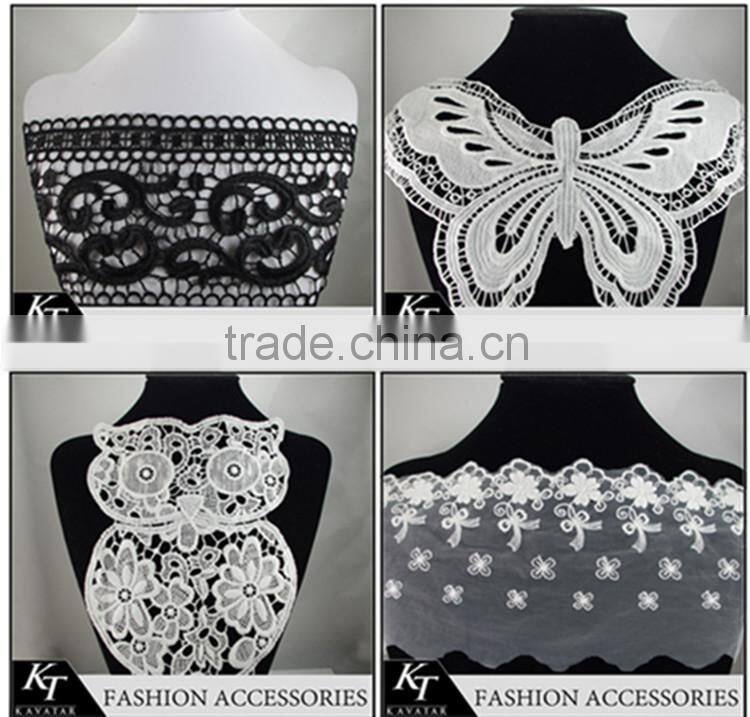 New arrival fascinating applique embroidery flower patches for wedding dresses
