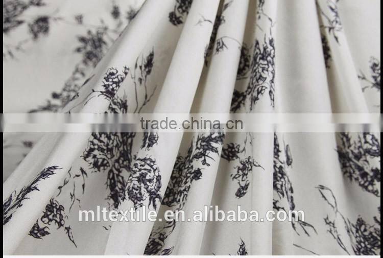 floral crepe de chine 100 silk digital print silk fabric