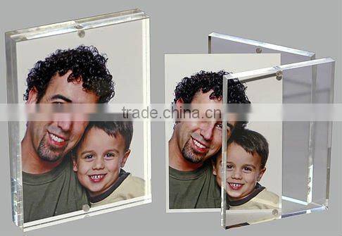 Acrylic logo block for shop advertising