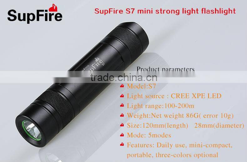 Led Flashlight Use 18650 Lithium BAttery & AAA Battery