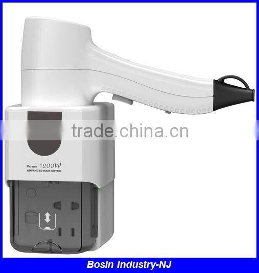 wholesale hotel bathroom wall mounting professional hair dryer