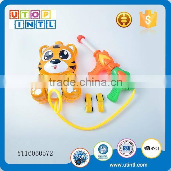 Tiger back pack long tube large capacity water gun long range with PVC bag pack