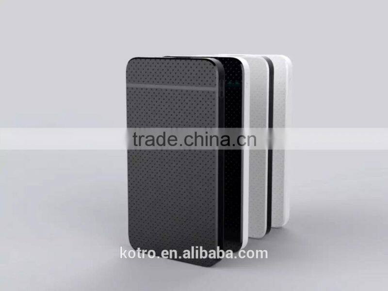 Newest 4000mAh Li-polymer battery charger classical Portable Power bank Pack