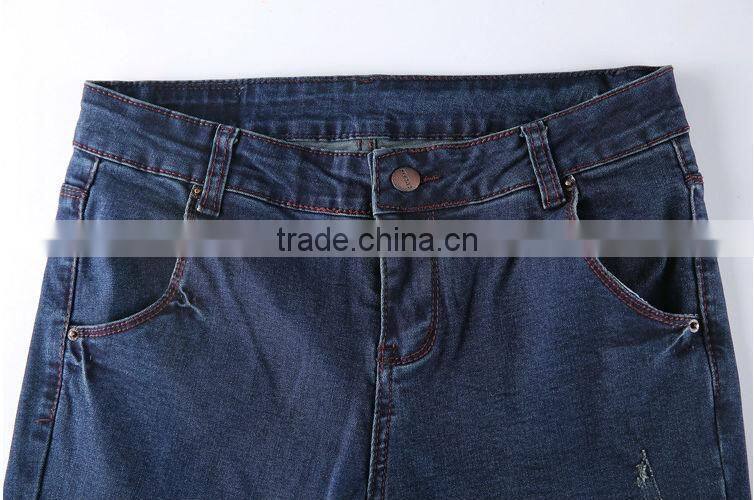 New 98% cotton and 2% Skinny Scratch Spandex Denim Jeans For Ladies