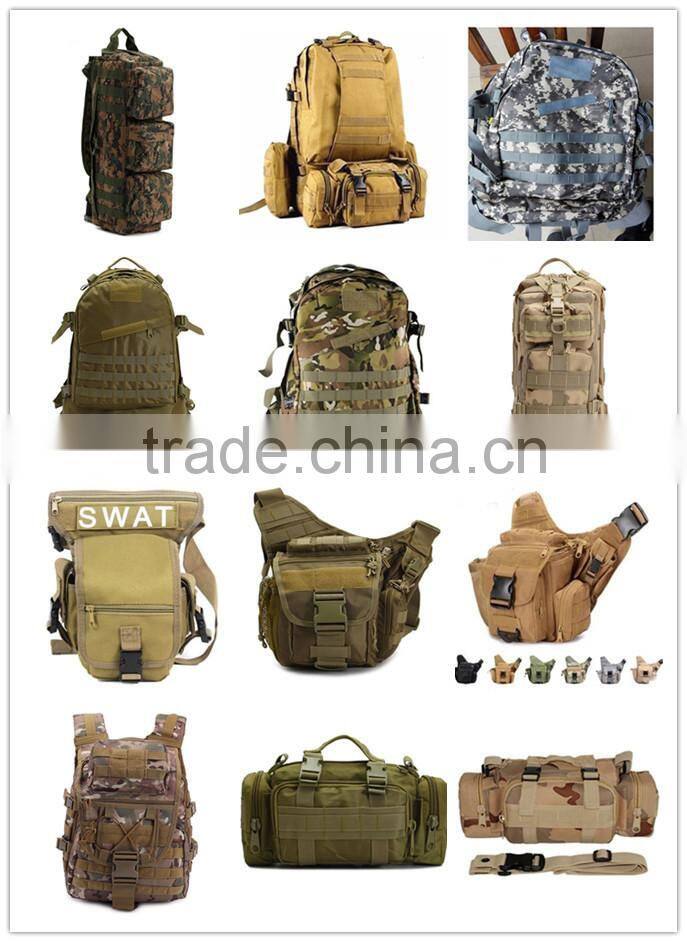 Outdoor camouflage trolley military travel bag