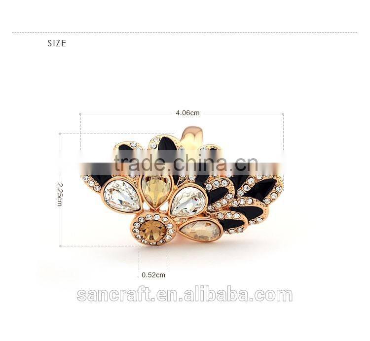 Exaggerated kundan ladies finger gold design fashion ring finger rings photos