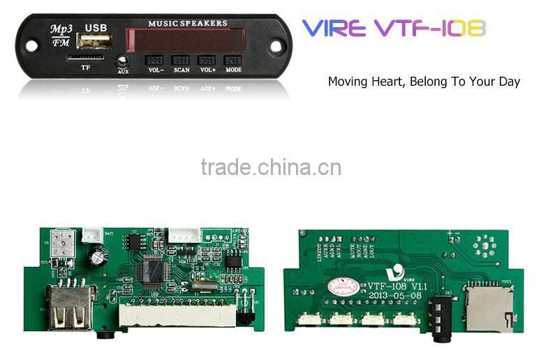Portable audio module fm radio mp3 player china manufacturer circuit pcba