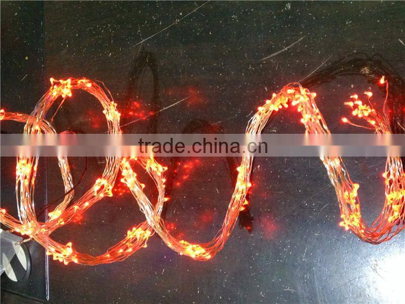 LED copper wire large vine light string for house decoration