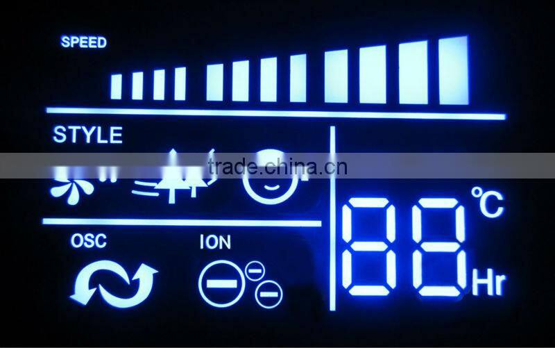 various colors 4 digit indoor 7 segment led display