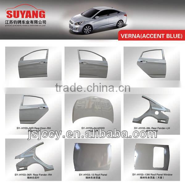 auto spare parts for Hyundai Verna (Accent Blue) Front Car Door OEM#76003-1R300