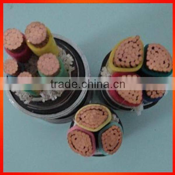 XLPE Insulated pvc sheath al core electrical cable type