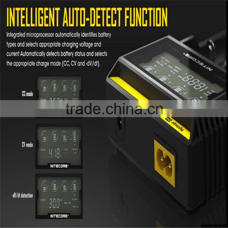 Fresh release Nitecore D4 LCD Intellicharge Charger goldberg supply US/EU/UK plug Nitecore D4 lcd charger