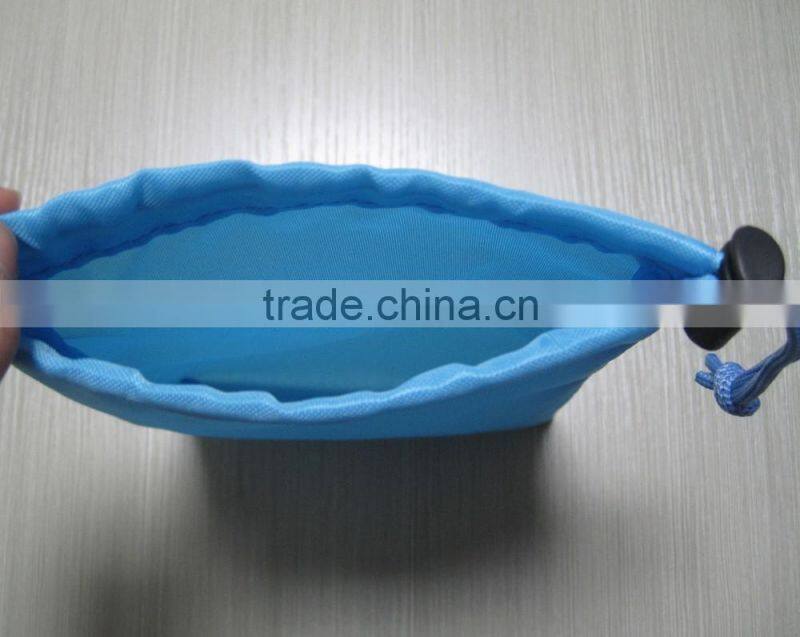Promotional 420D waterproof small drawstring bag