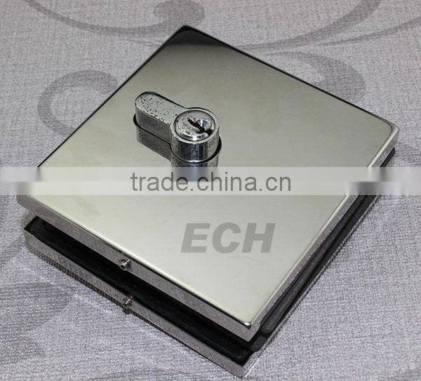 high class good quality stainless steel glass balcony fittings glass door lock