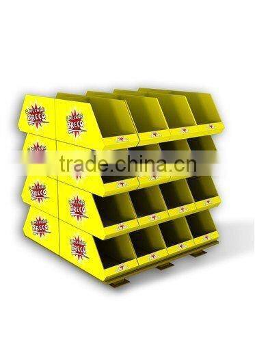 4C Pallet POP Display Stand , Durable Promotional Display Stands