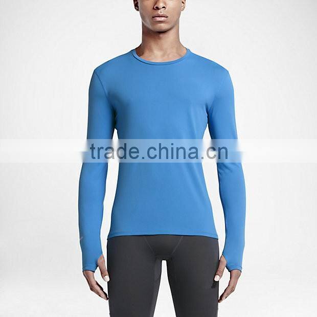 Sports fitness High Quality Men Training Workout shirts/Jogging shirt