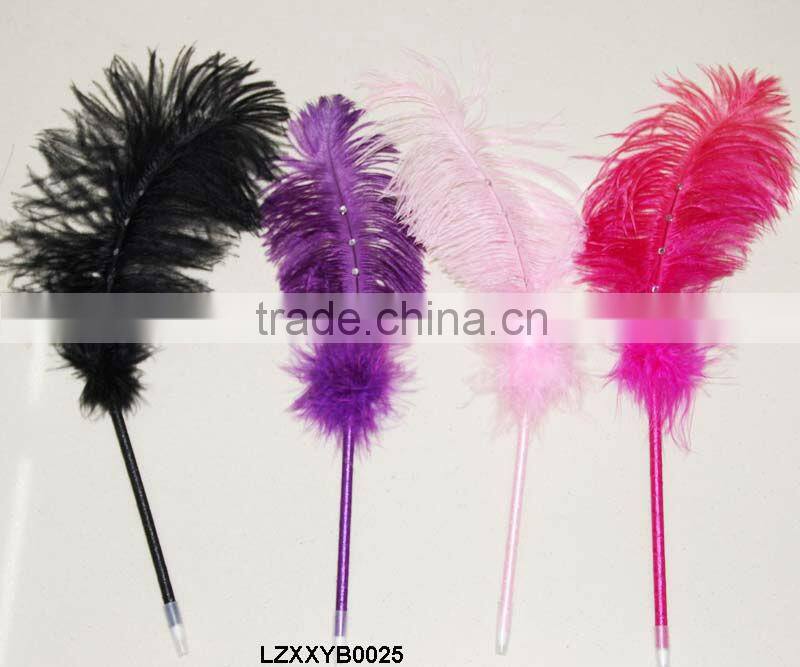 Ostrich feather plumes pens LZTLY0273