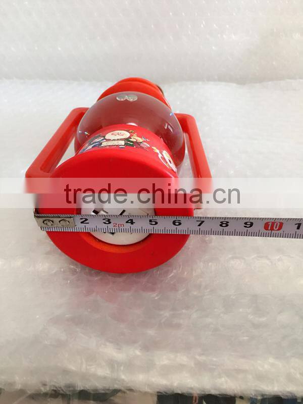 Yellow 2015 Hot Sale 45mm Polyresin Led Christmas Tree Water Globe Latern Design