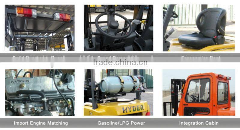 3.0 ton Gasoline LPG Gas Forklift forklift skip bins