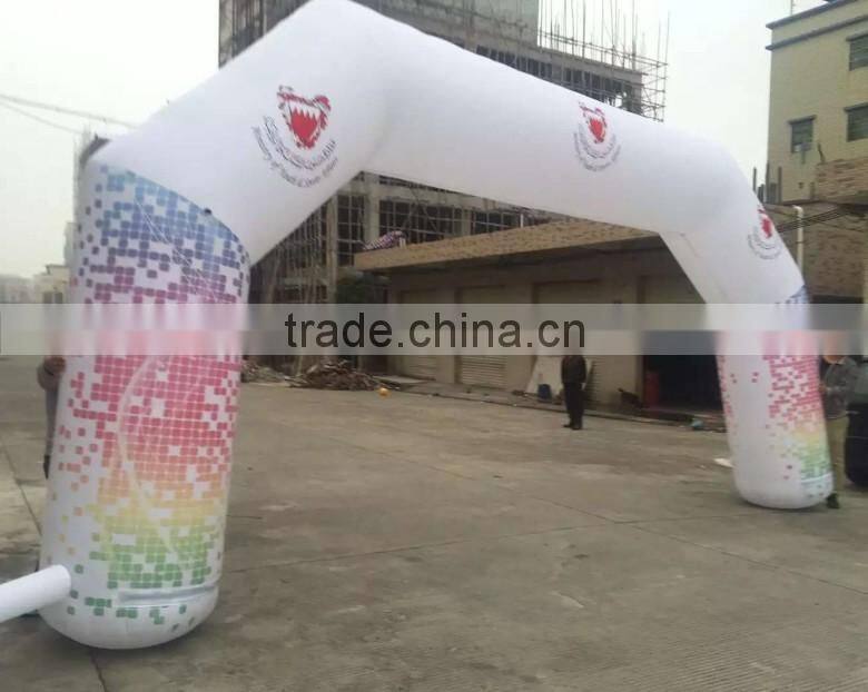 colorfull PVC arch,Rainbow arch, customized logo printing inflatable PVC arach, cheap and high quality arch