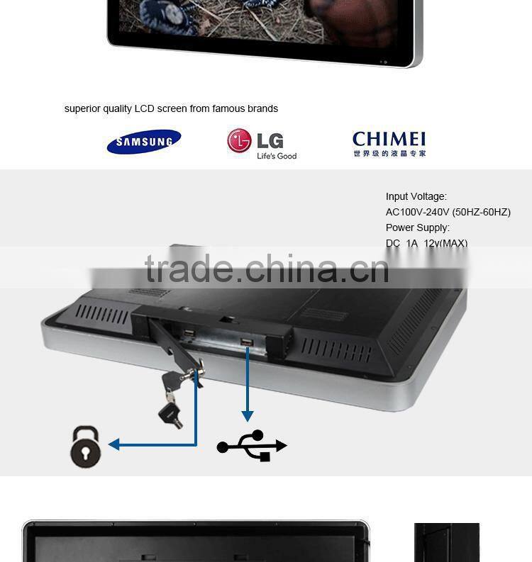 42 inch showcase designs super tft lcd color big screen monitor for advertising