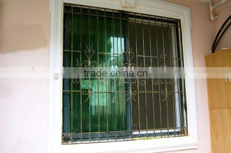 Top-selling wrought iron window grill design