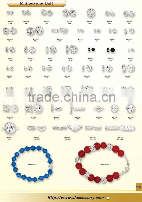 Rhinestone beads for rhinestone accessories
