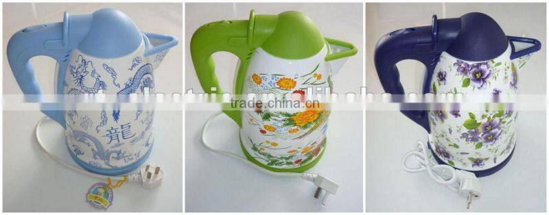 360 degrees rotating basenew designed enamel electric kettle, jug kettle, CE/RoHS approved enamel kettle, enamel water kettle