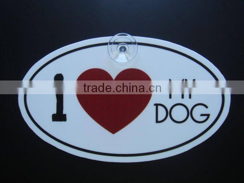 rectangle Car vinyl magnetic sign (M-CS114)
