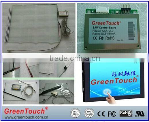 Green Touch SAW 19inch Touch screen vandal/water/dust proof touch screen for open frame