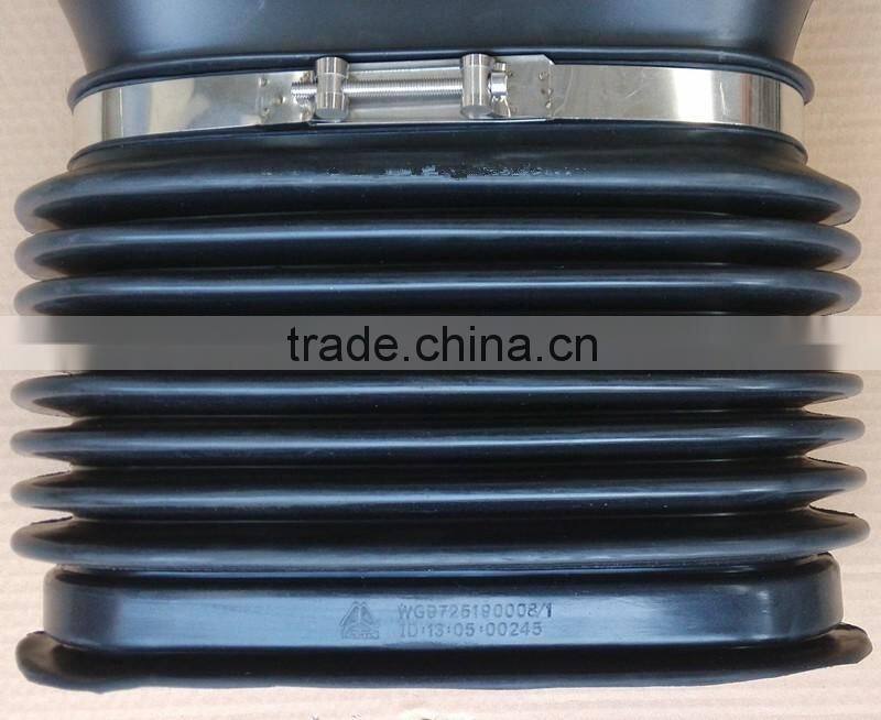 truck corrugated pipe WG9725190008 for Howo truck spare parts