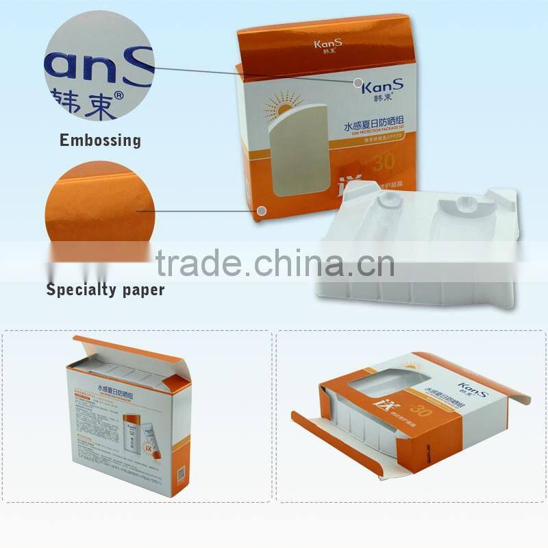 Cheap Custom Art paper cosmetics packaging boxes printing