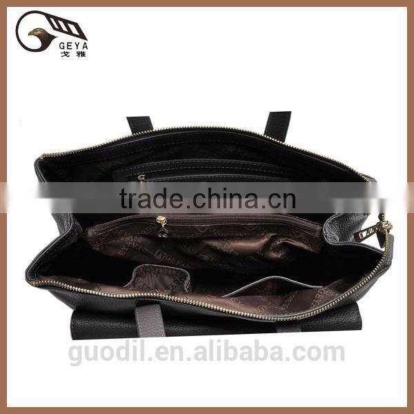 2014 Colorful wholesale leather handbag woman bag china supplier