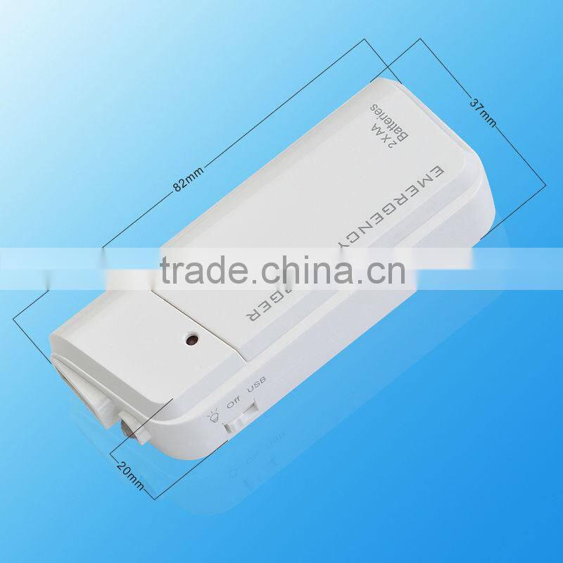 2xAA LR6 Alkaline battery Emergency charger