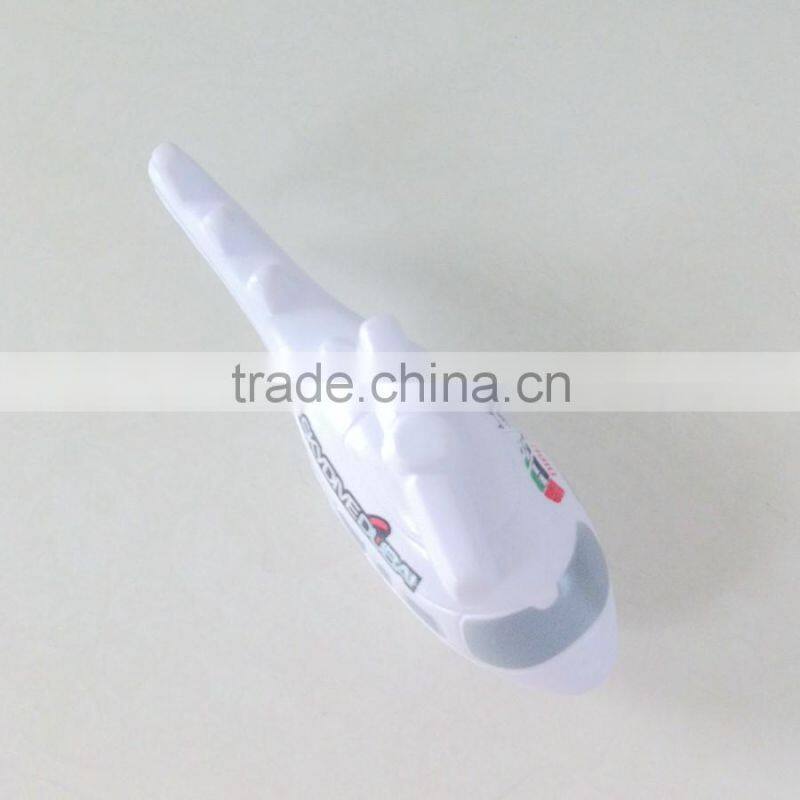 13cm white helicopter foam toy