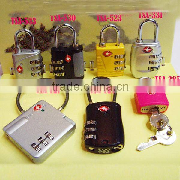 Hot Sell Custome Design TSA Approved China Supplier Safety Lock