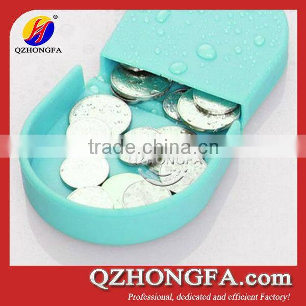 personalized silicone mini wallet case for girls, ladies