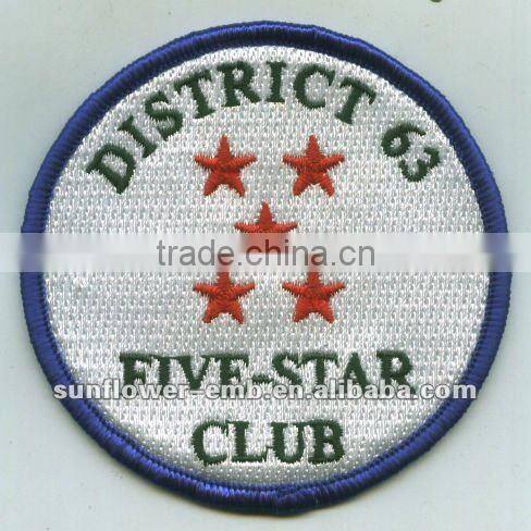 Embroidery club patch