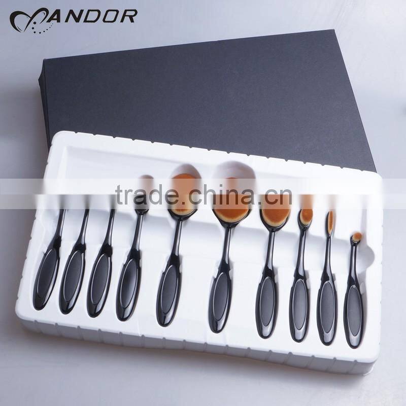 very good price cheapest professional black mermaid brush set