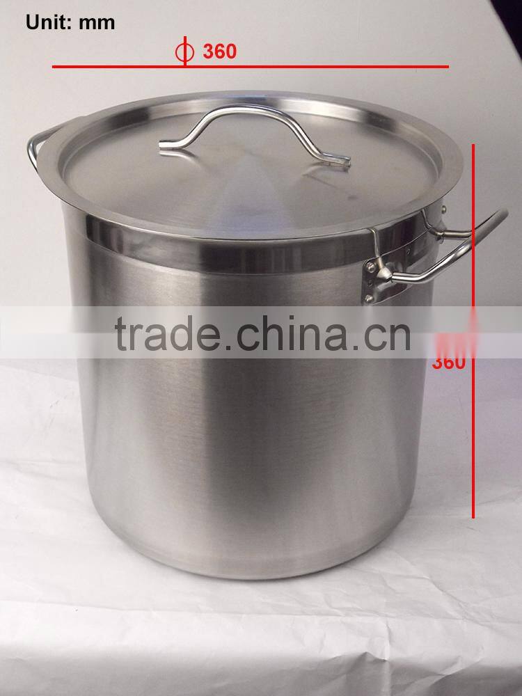 Hotel restaurant high efficency high temperature commercial stainless steel kitchen steam pot with composite bottom