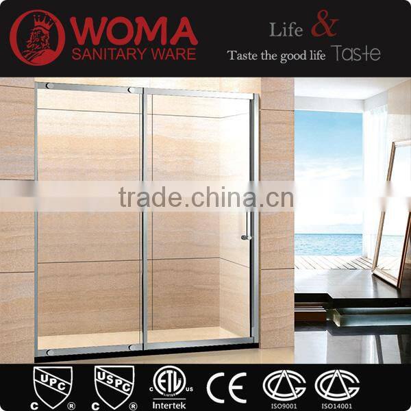 Y622 bathroom walk in tub shower combo folding glass shower