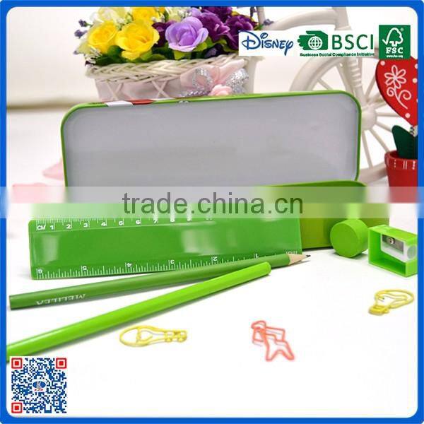 2016 fancy cartoon metal pencil case for kids with AAA quality