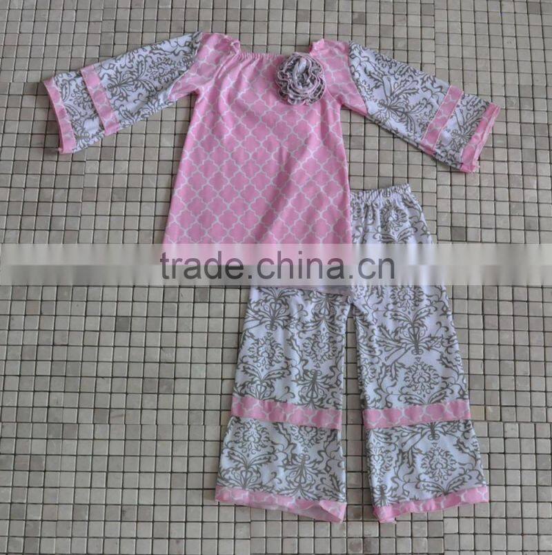 bulk wholesale boutique easter day rabbit embroidery ruffle outfits