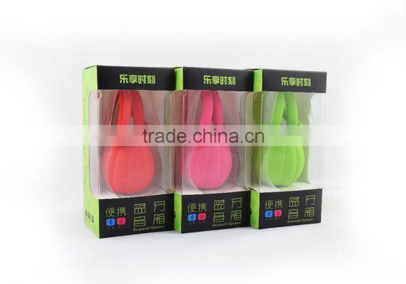 Wholesale low price silicon cartoon mini stereo music outdoor portable rechargeable bluetooth speaker