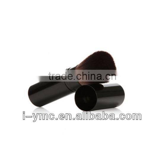 hair brushes private label,matt black handle makeup retrctable brush