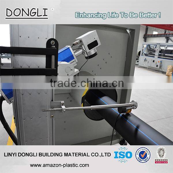 Black white color PE pipe plastic HDPE water pipe SDR13.6 supplier