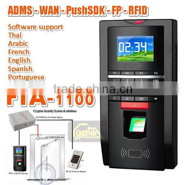 Biometric double doors access control system