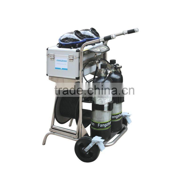 Stainless steel trolley breathing apparatus for industry,oil safety